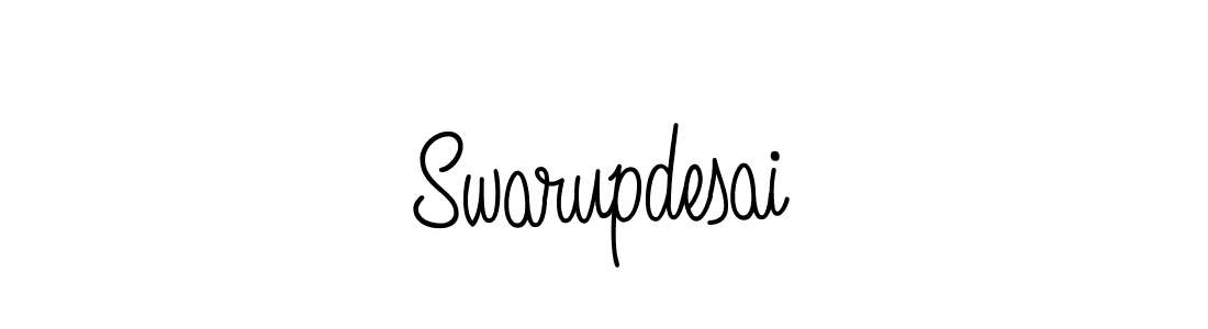 How to make Swarupdesai signature? Angelique-Rose-font-FFP is a professional autograph style. Create handwritten signature for Swarupdesai name. Swarupdesai signature style 5 images and pictures png