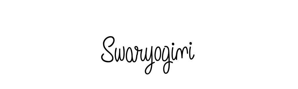 You should practise on your own different ways (Angelique-Rose-font-FFP) to write your name (Swaryogini) in signature. don't let someone else do it for you. Swaryogini signature style 5 images and pictures png