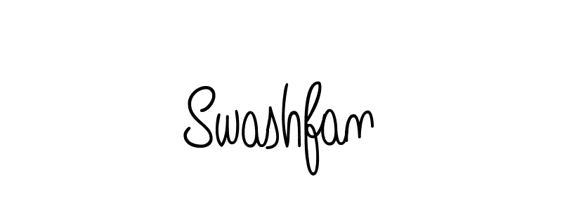 Make a beautiful signature design for name Swashfan. With this signature (Angelique-Rose-font-FFP) style, you can create a handwritten signature for free. Swashfan signature style 5 images and pictures png