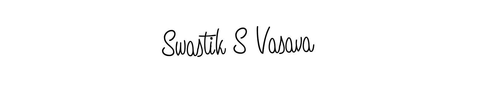 Check out images of Autograph of Swastik S Vasava name. Actor Swastik S Vasava Signature Style. Angelique-Rose-font-FFP is a professional sign style online. Swastik S Vasava signature style 5 images and pictures png