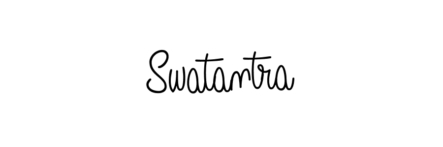 Create a beautiful signature design for name Swatantra. With this signature (Angelique-Rose-font-FFP) fonts, you can make a handwritten signature for free. Swatantra signature style 5 images and pictures png