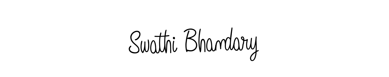 Similarly Angelique-Rose-font-FFP is the best handwritten signature design. Signature creator online .You can use it as an online autograph creator for name Swathi Bhandary. Swathi Bhandary signature style 5 images and pictures png