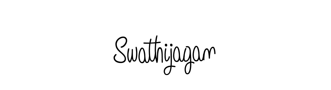Swathijagan stylish signature style. Best Handwritten Sign (Angelique-Rose-font-FFP) for my name. Handwritten Signature Collection Ideas for my name Swathijagan. Swathijagan signature style 5 images and pictures png