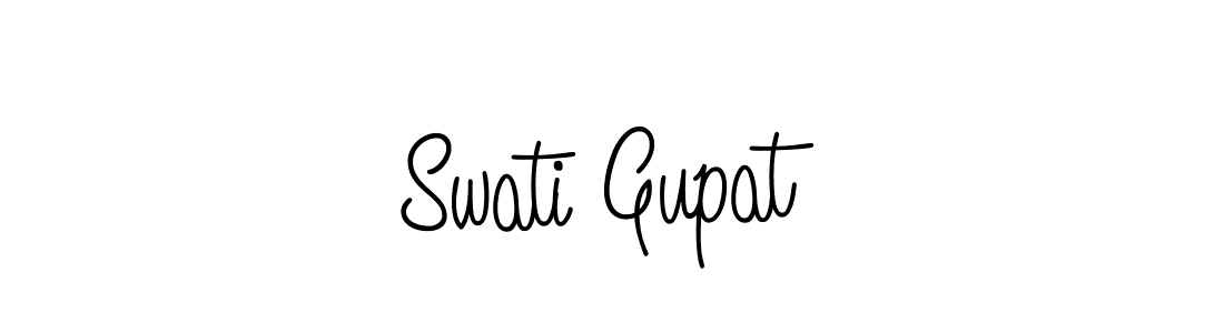 Create a beautiful signature design for name Swati Gupat. With this signature (Angelique-Rose-font-FFP) fonts, you can make a handwritten signature for free. Swati Gupat signature style 5 images and pictures png