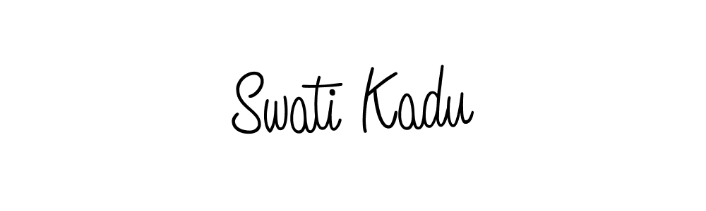 Once you've used our free online signature maker to create your best signature Angelique-Rose-font-FFP style, it's time to enjoy all of the benefits that Swati Kadu name signing documents. Swati Kadu signature style 5 images and pictures png