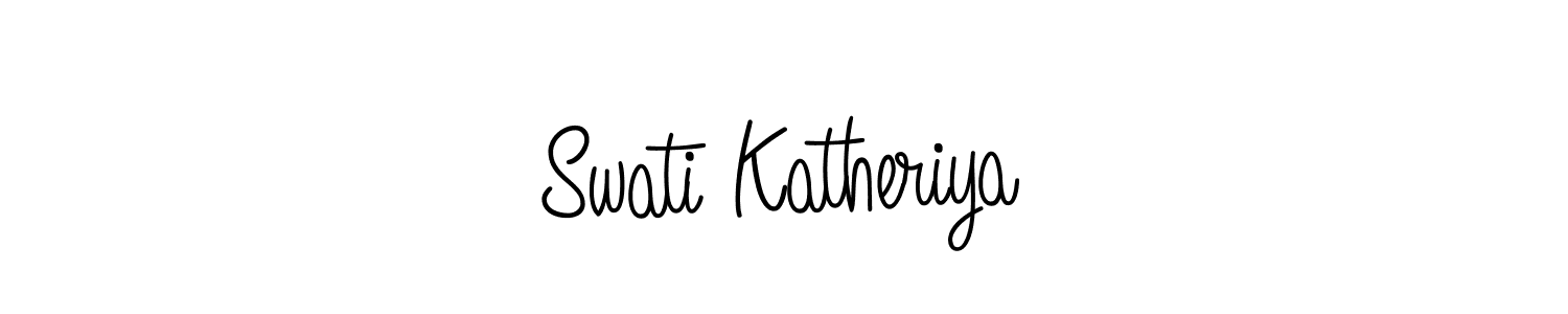 Make a short Swati Katheriya signature style. Manage your documents anywhere anytime using Angelique-Rose-font-FFP. Create and add eSignatures, submit forms, share and send files easily. Swati Katheriya signature style 5 images and pictures png