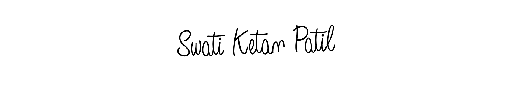 Make a short Swati Ketan Patil signature style. Manage your documents anywhere anytime using Angelique-Rose-font-FFP. Create and add eSignatures, submit forms, share and send files easily. Swati Ketan Patil signature style 5 images and pictures png