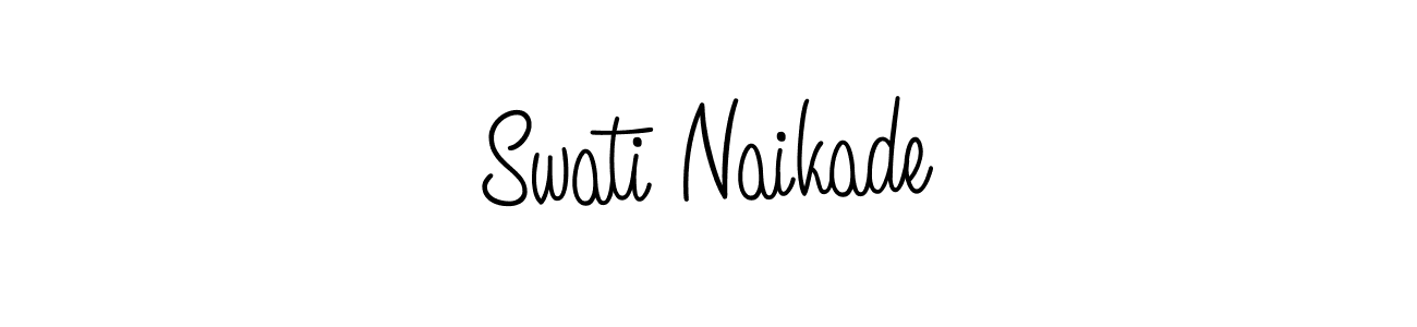 Create a beautiful signature design for name Swati Naikade. With this signature (Angelique-Rose-font-FFP) fonts, you can make a handwritten signature for free. Swati Naikade signature style 5 images and pictures png
