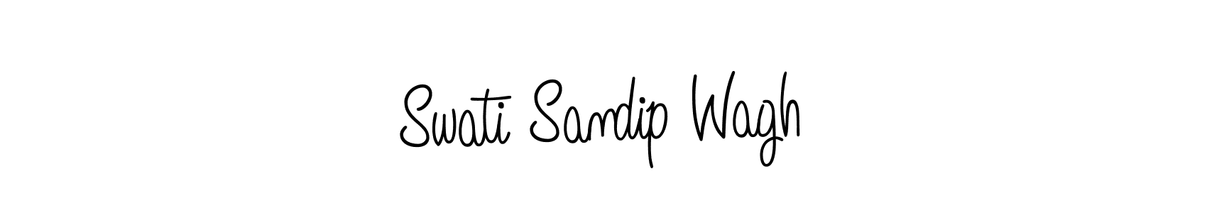 How to make Swati Sandip Wagh signature? Angelique-Rose-font-FFP is a professional autograph style. Create handwritten signature for Swati Sandip Wagh name. Swati Sandip Wagh signature style 5 images and pictures png