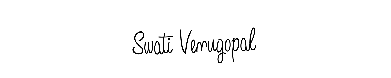 How to Draw Swati Venugopal signature style? Angelique-Rose-font-FFP is a latest design signature styles for name Swati Venugopal. Swati Venugopal signature style 5 images and pictures png