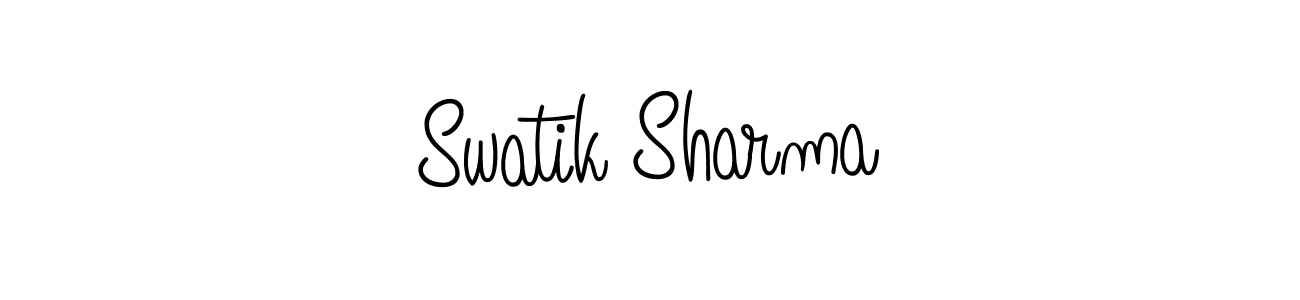 Similarly Angelique-Rose-font-FFP is the best handwritten signature design. Signature creator online .You can use it as an online autograph creator for name Swatik Sharma. Swatik Sharma signature style 5 images and pictures png