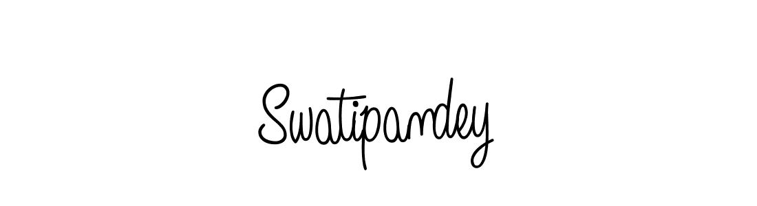 You should practise on your own different ways (Angelique-Rose-font-FFP) to write your name (Swatipandey) in signature. don't let someone else do it for you. Swatipandey signature style 5 images and pictures png