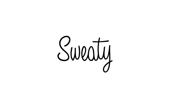 Use a signature maker to create a handwritten signature online. With this signature software, you can design (Angelique-Rose-font-FFP) your own signature for name Sweaty. Sweaty signature style 5 images and pictures png