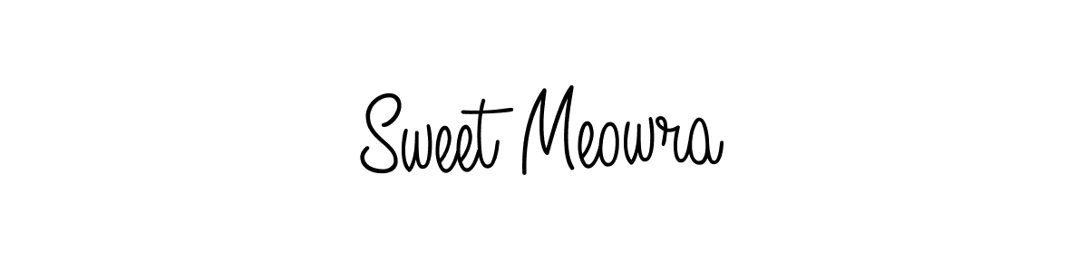 How to make Sweet Meowra signature? Angelique-Rose-font-FFP is a professional autograph style. Create handwritten signature for Sweet Meowra name. Sweet Meowra signature style 5 images and pictures png