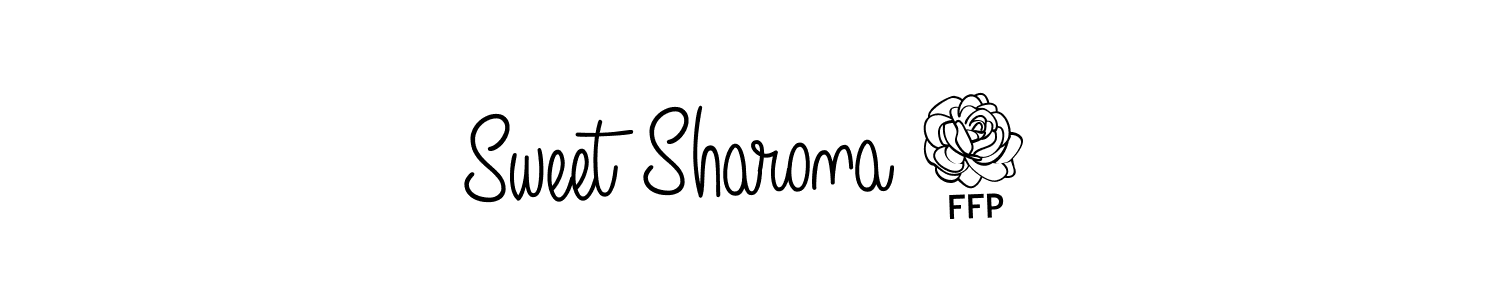 if you are searching for the best signature style for your name Sweet Sharona 1. so please give up your signature search. here we have designed multiple signature styles  using Angelique-Rose-font-FFP. Sweet Sharona 1 signature style 5 images and pictures png