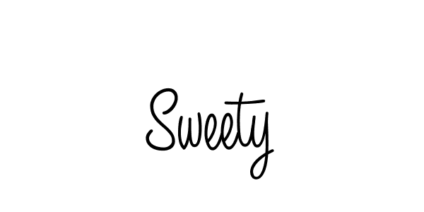 You should practise on your own different ways (Angelique-Rose-font-FFP) to write your name (Sweety) in signature. don't let someone else do it for you. Sweety signature style 5 images and pictures png