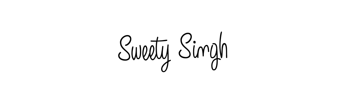 Design your own signature with our free online signature maker. With this signature software, you can create a handwritten (Angelique-Rose-font-FFP) signature for name Sweety Singh. Sweety Singh signature style 5 images and pictures png