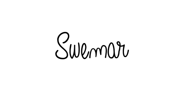 Also we have Swemar name is the best signature style. Create professional handwritten signature collection using Angelique-Rose-font-FFP autograph style. Swemar signature style 5 images and pictures png