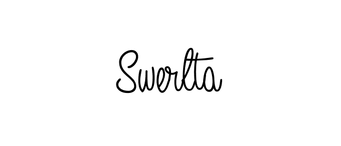 if you are searching for the best signature style for your name Swerlta. so please give up your signature search. here we have designed multiple signature styles  using Angelique-Rose-font-FFP. Swerlta signature style 5 images and pictures png