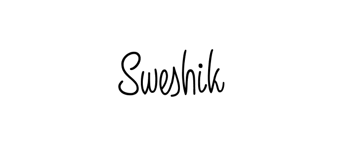 Also we have Sweshik name is the best signature style. Create professional handwritten signature collection using Angelique-Rose-font-FFP autograph style. Sweshik signature style 5 images and pictures png