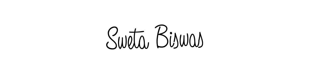 Use a signature maker to create a handwritten signature online. With this signature software, you can design (Angelique-Rose-font-FFP) your own signature for name Sweta Biswas. Sweta Biswas signature style 5 images and pictures png