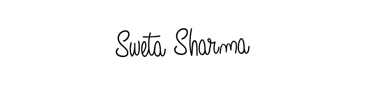 How to Draw Sweta Sharma signature style? Angelique-Rose-font-FFP is a latest design signature styles for name Sweta Sharma. Sweta Sharma signature style 5 images and pictures png