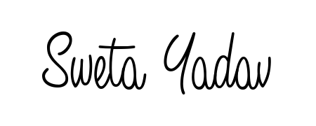 Enhance your business communications with Sweta Yadav signature in Angelique-Rose-font-FFP lettering. Clean, modern, and universally compatible. Sweta Yadav signature style 5 images and pictures png