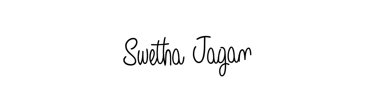 Angelique-Rose-font-FFP is a professional signature style that is perfect for those who want to add a touch of class to their signature. It is also a great choice for those who want to make their signature more unique. Get Swetha Jagan name to fancy signature for free. Swetha Jagan signature style 5 images and pictures png