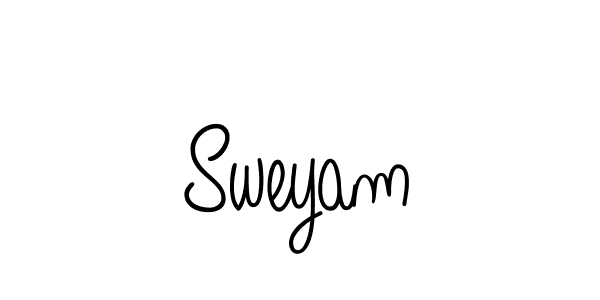 How to make Sweyam signature? Angelique-Rose-font-FFP is a professional autograph style. Create handwritten signature for Sweyam name. Sweyam signature style 5 images and pictures png