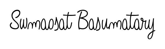 Explore multiple handwriting variations for Swmaosat Basumatary including this stunning Angelique-Rose-font-FFP design. Free to use across all platforms. Swmaosat Basumatary signature style 5 images and pictures png