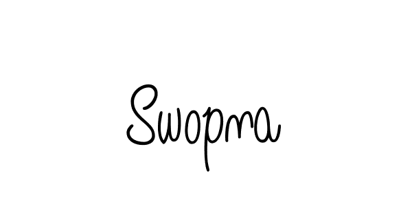 How to make Swopna signature? Angelique-Rose-font-FFP is a professional autograph style. Create handwritten signature for Swopna name. Swopna signature style 5 images and pictures png