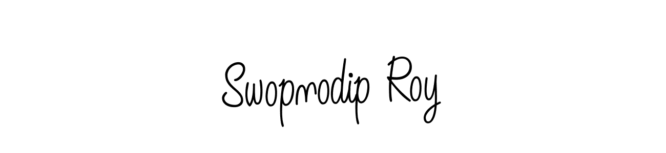 Design your own signature with our free online signature maker. With this signature software, you can create a handwritten (Angelique-Rose-font-FFP) signature for name Swopnodip Roy. Swopnodip Roy signature style 5 images and pictures png