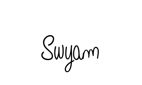 if you are searching for the best signature style for your name Swyam. so please give up your signature search. here we have designed multiple signature styles  using Angelique-Rose-font-FFP. Swyam signature style 5 images and pictures png