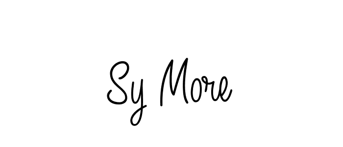 The best way (Angelique-Rose-font-FFP) to make a short signature is to pick only two or three words in your name. The name Sy More include a total of six letters. For converting this name. Sy More signature style 5 images and pictures png