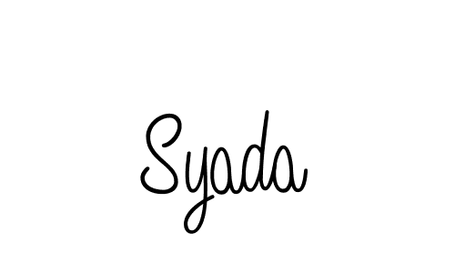 It looks lik you need a new signature style for name Syada. Design unique handwritten (Angelique-Rose-font-FFP) signature with our free signature maker in just a few clicks. Syada signature style 5 images and pictures png