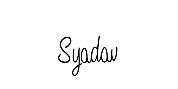 Once you've used our free online signature maker to create your best signature Angelique-Rose-font-FFP style, it's time to enjoy all of the benefits that Syadav name signing documents. Syadav signature style 5 images and pictures png