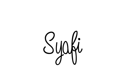 if you are searching for the best signature style for your name Syafi. so please give up your signature search. here we have designed multiple signature styles  using Angelique-Rose-font-FFP. Syafi signature style 5 images and pictures png