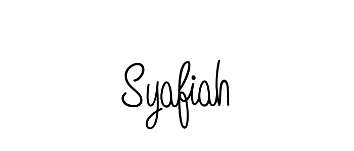 How to make Syafiah signature? Angelique-Rose-font-FFP is a professional autograph style. Create handwritten signature for Syafiah name. Syafiah signature style 5 images and pictures png