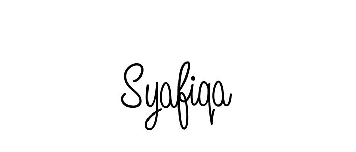 How to Draw Syafiqa signature style? Angelique-Rose-font-FFP is a latest design signature styles for name Syafiqa. Syafiqa signature style 5 images and pictures png