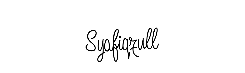 Design your own signature with our free online signature maker. With this signature software, you can create a handwritten (Angelique-Rose-font-FFP) signature for name Syafiqzull. Syafiqzull signature style 5 images and pictures png