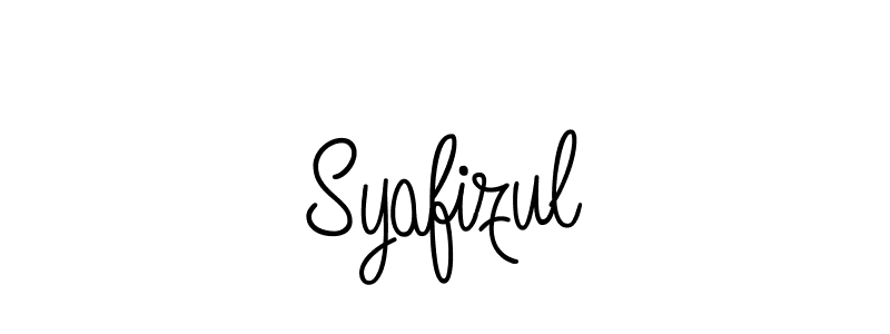 You should practise on your own different ways (Angelique-Rose-font-FFP) to write your name (Syafizul) in signature. don't let someone else do it for you. Syafizul signature style 5 images and pictures png