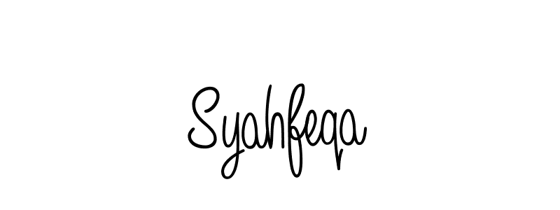 How to make Syahfeqa signature? Angelique-Rose-font-FFP is a professional autograph style. Create handwritten signature for Syahfeqa name. Syahfeqa signature style 5 images and pictures png