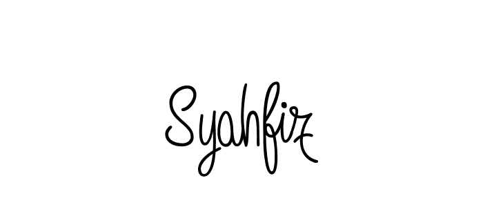 How to Draw Syahfiz signature style? Angelique-Rose-font-FFP is a latest design signature styles for name Syahfiz. Syahfiz signature style 5 images and pictures png
