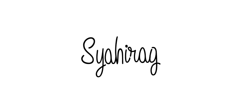 if you are searching for the best signature style for your name Syahirag. so please give up your signature search. here we have designed multiple signature styles  using Angelique-Rose-font-FFP. Syahirag signature style 5 images and pictures png