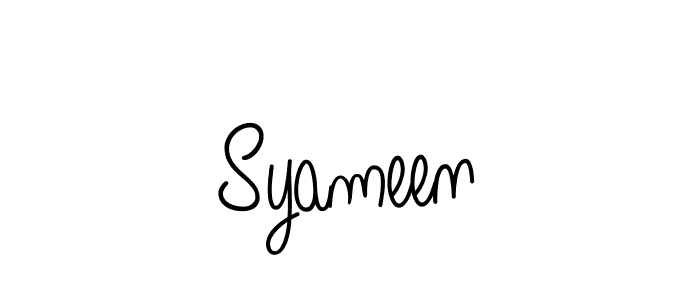 Best and Professional Signature Style for Syameen. Angelique-Rose-font-FFP Best Signature Style Collection. Syameen signature style 5 images and pictures png