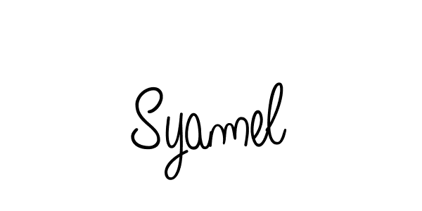 Here are the top 10 professional signature styles for the name Syamel. These are the best autograph styles you can use for your name. Syamel signature style 5 images and pictures png