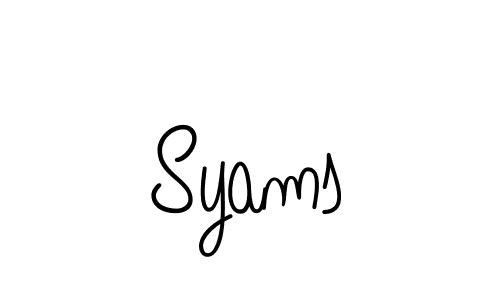 You can use this online signature creator to create a handwritten signature for the name Syams. This is the best online autograph maker. Syams signature style 5 images and pictures png