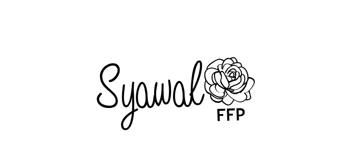 Design your own signature with our free online signature maker. With this signature software, you can create a handwritten (Angelique-Rose-font-FFP) signature for name Syawal8. Syawal8 signature style 5 images and pictures png