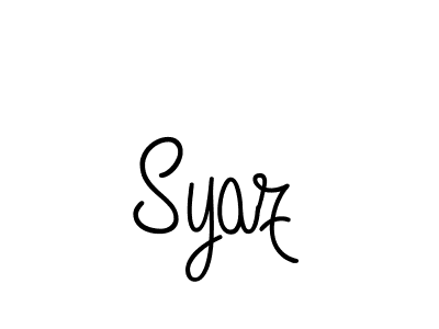 How to Draw Syaz signature style? Angelique-Rose-font-FFP is a latest design signature styles for name Syaz. Syaz signature style 5 images and pictures png