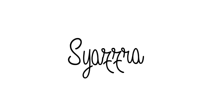 Design your own signature with our free online signature maker. With this signature software, you can create a handwritten (Angelique-Rose-font-FFP) signature for name Syazzra. Syazzra signature style 5 images and pictures png